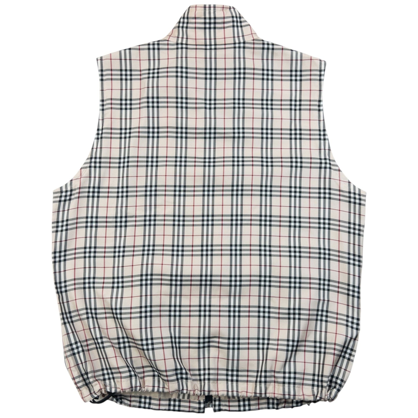 Vintage 2000s Burberry Golf Nova Check Gilet Size S | Small, Black