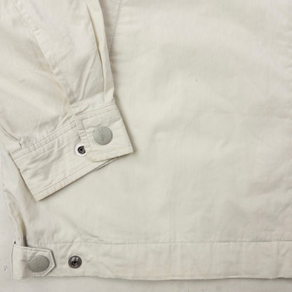 Vintage 90s YSL Yves Saint Laurent Harrington Jacket Size S | Small, Cream