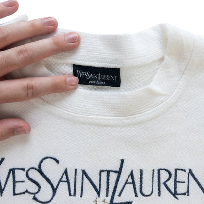 Vintage YSL Yves Saint Laurent Pour Homme Jumper Size M