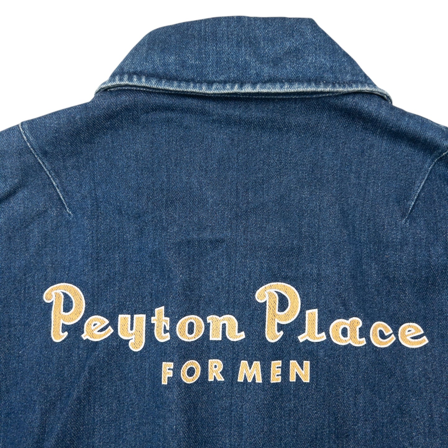 Vintage 90s PPFM Zip Up Denim Jacket Size M | Medium, Blue