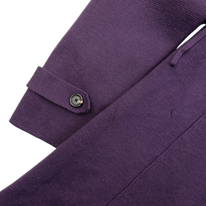 Vintage 2000s Burberry Blue Label Wool Longline Jacket Womens Size S | Small, Purple
