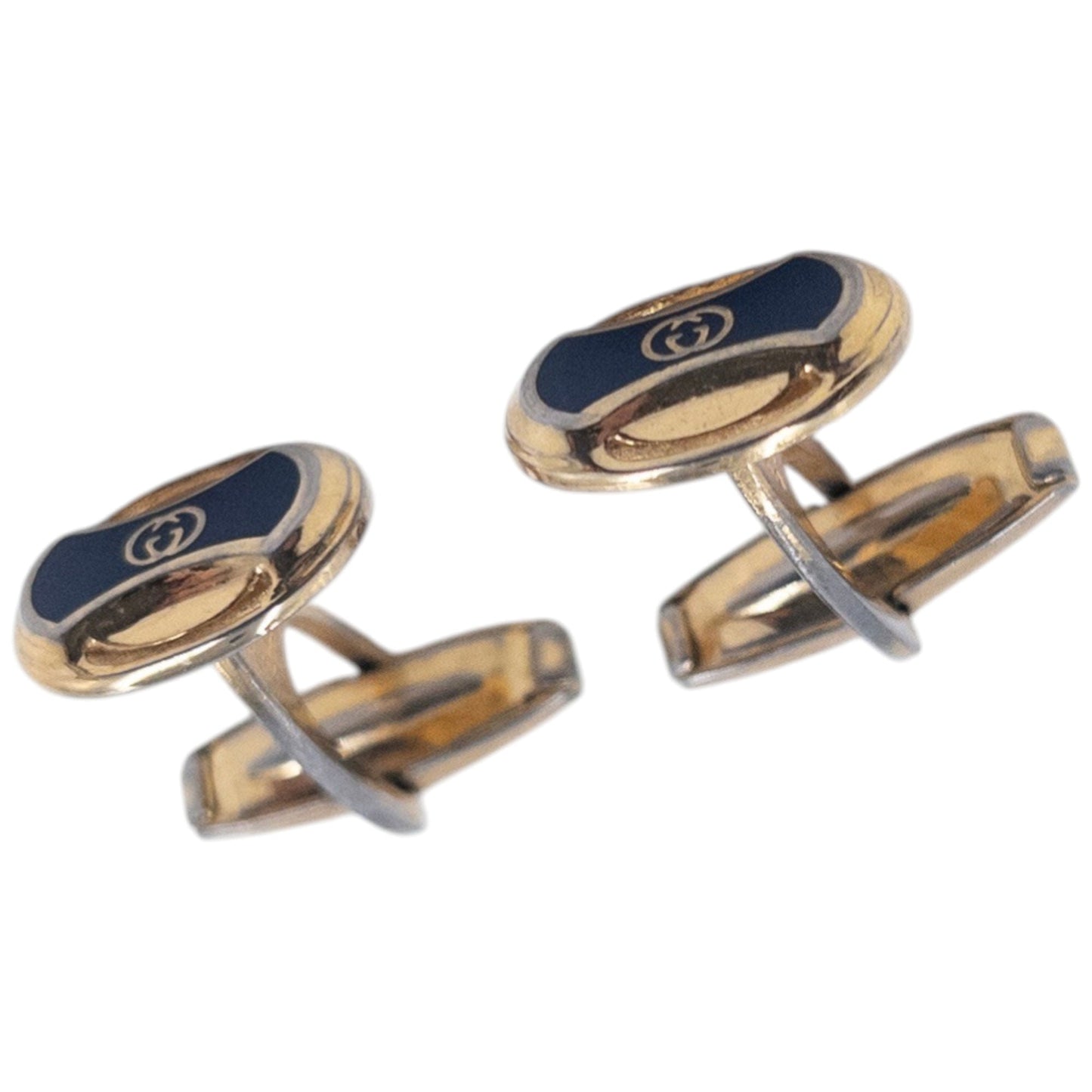 Vintage 90s Gucci Embossed Cuff Links