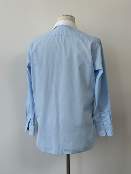 Christian Dior 1990s Contrast Collar Cotton Shirt - XS