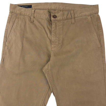 Vintage 2000s Gucci Chino Trousers Size W31 | W31, Beige