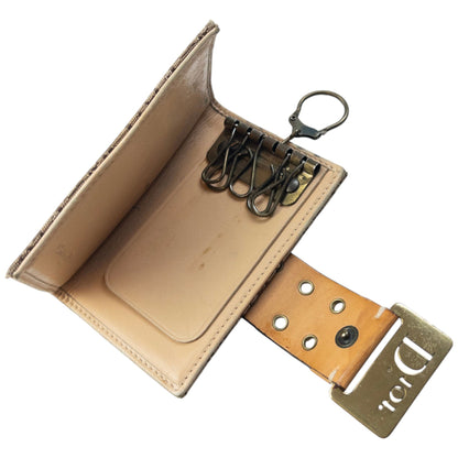 Vintage 2000s Dior Monogram Key Holder | O/S, Brown