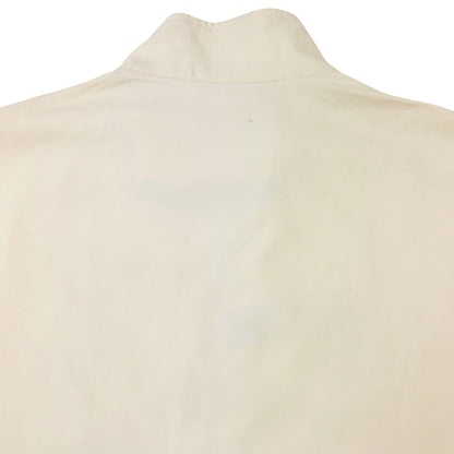 Vintage 90s YSL Yves Saint Laurent Harrington Jacket Size L | Large, Cream