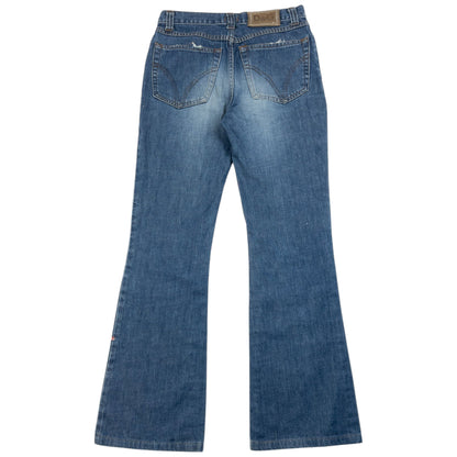 Vintage 2000s Dolce & Gabbana Distressed Denim Jeans Womens Size W26 | W26, Blue