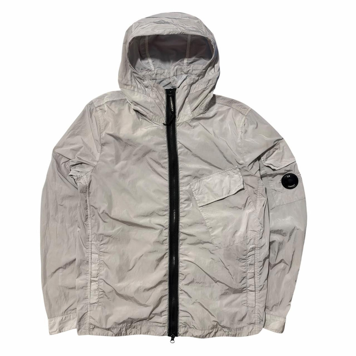 CP Company Chrome Nylon Jacket | Medium, Silver
