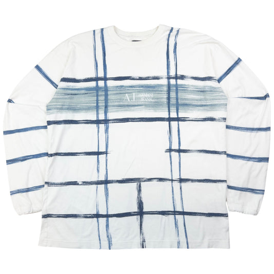 Vintage Armani Jeans Long Sleeve T Shirt Size M