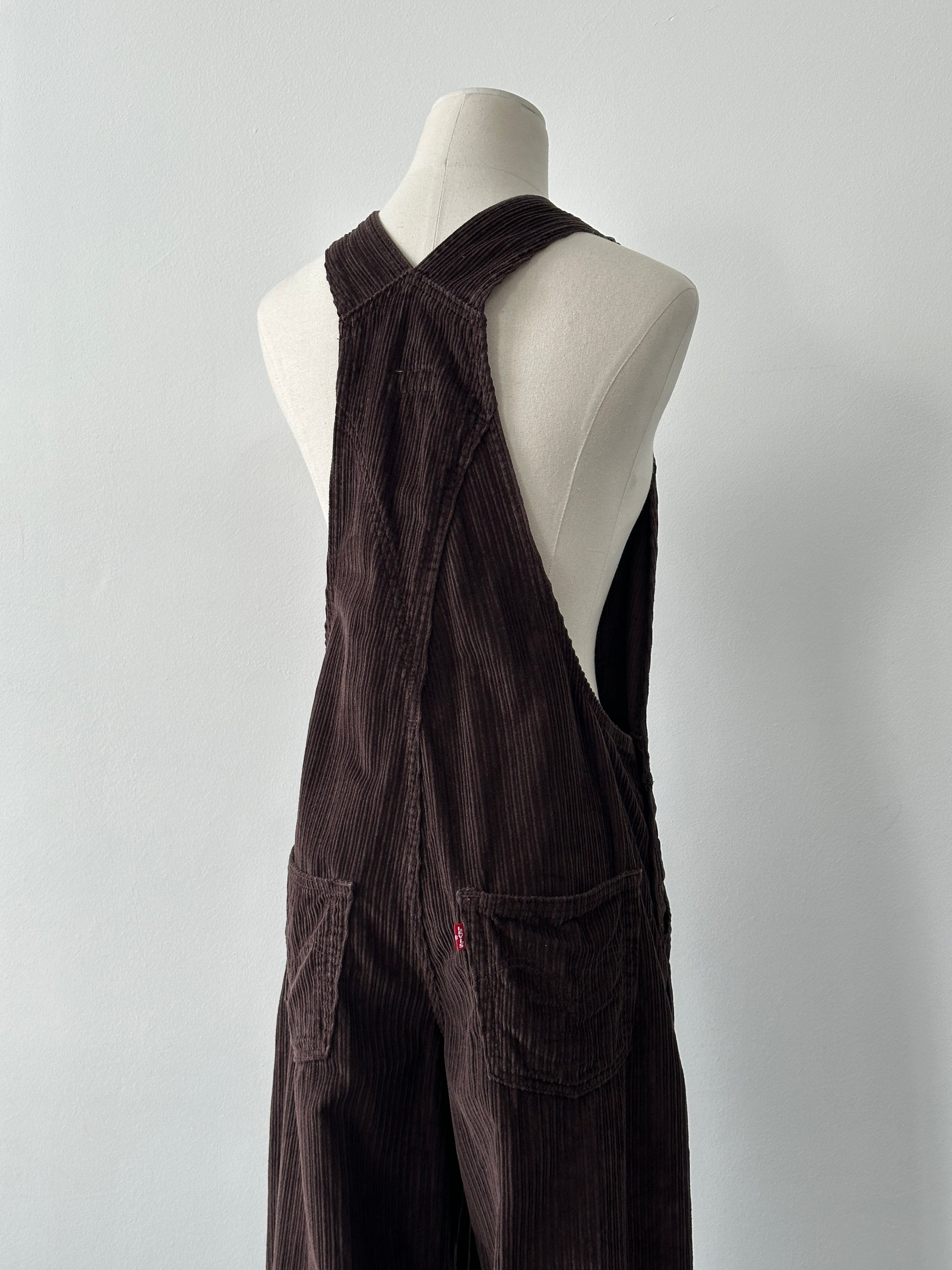 Levi's Premium Corduroy Wide Leg Dungarees - M