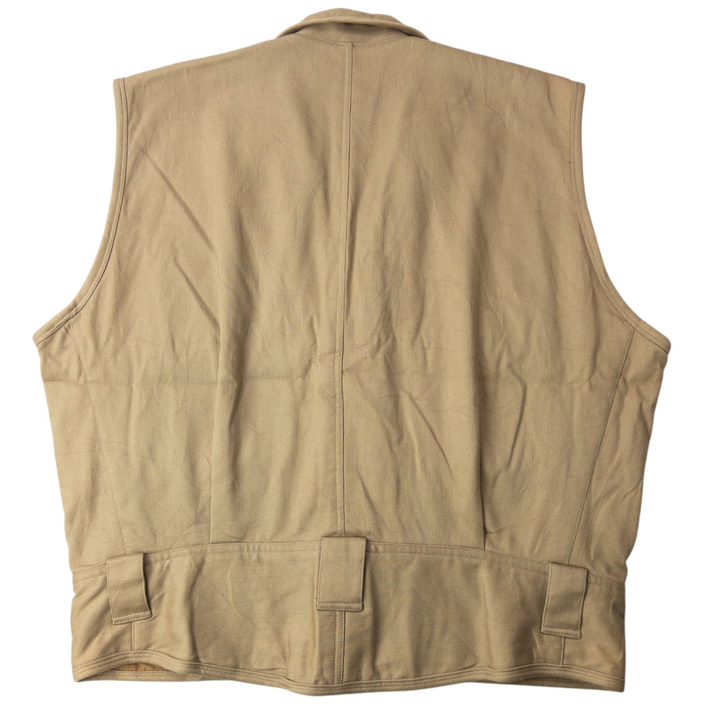Vintage 80s Issey Miyake Button Up Gilet Vest Size L | Large, Brown