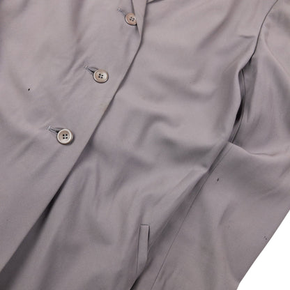 Vintage 90s Issey Miyake PERMANENTE Tapered Blazer Jacket Womens Size L | Large, Grey