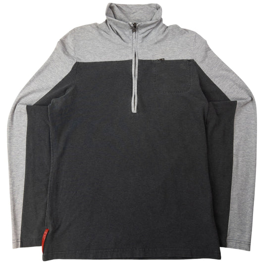 Vintage Prada Sport Q Zip Sweatshirt Size S