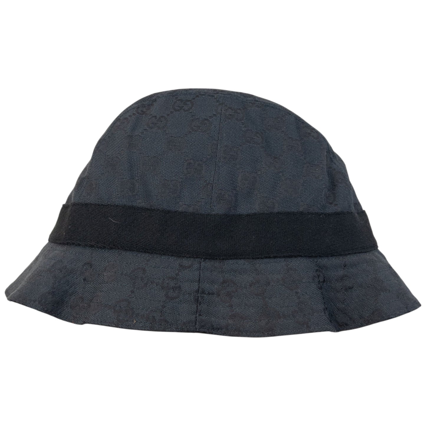 Vintage 2000s Gucci By Tom Ford Monogram Bucket Hat Size M | O/S, Black