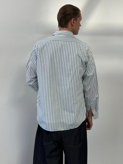 Christian Dior Monsieur 1990s Pure Cotton Striped Shirt - L