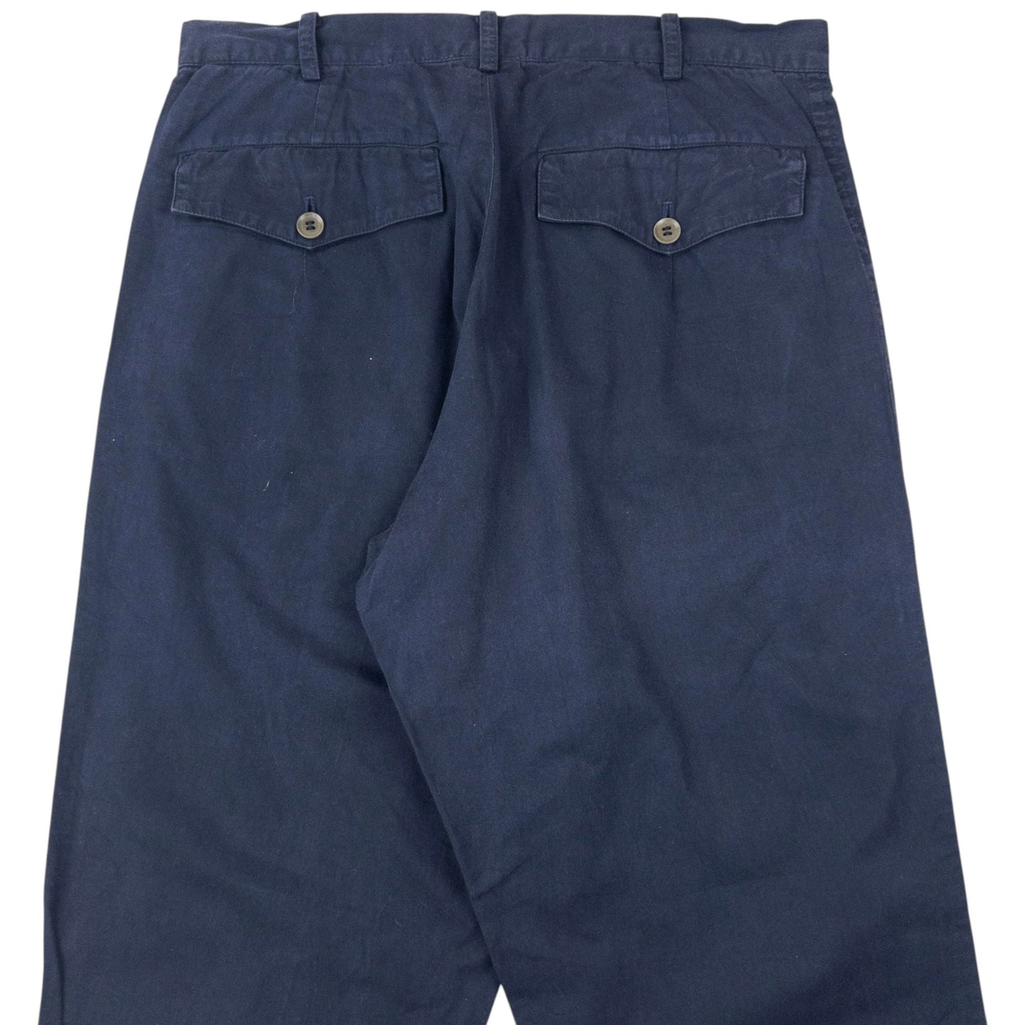 Vintage 2000s Yohji Yamamoto Trousers Size W28 | W28, Navy