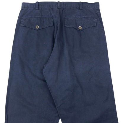 Vintage 2000s Yohji Yamamoto Trousers Size W28 | W28, Navy