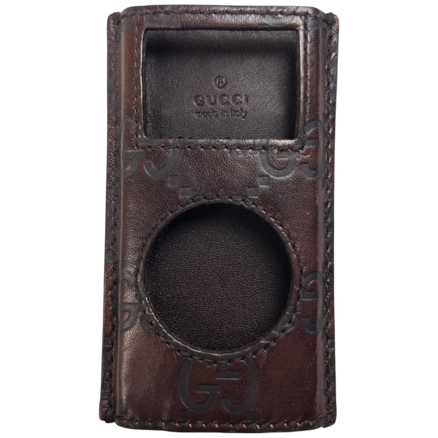 Vintage Gucci Monogram iPod Mini Case Lanyard