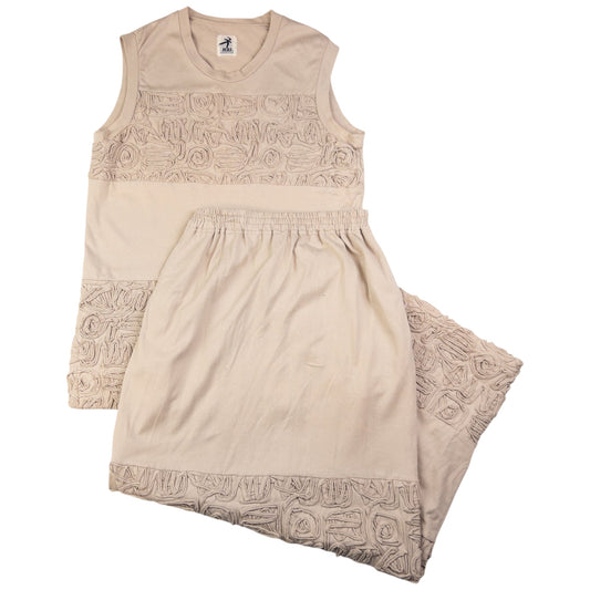 Vintage Hai Sporting Gear By Issey Miyake Top & Skirt Matching Set Womens Size M