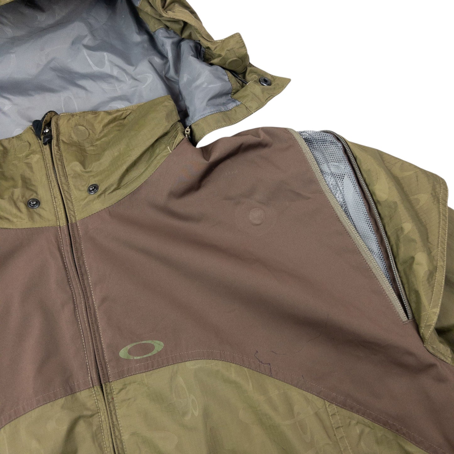 Vintage 90s Oakley Nitro Fuel Zip Up Snowboarding Jacket Size XL | XL, Brown