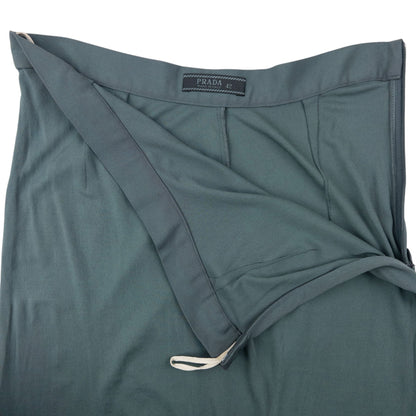 Vintage 2000s Prada Lightweight Skirt Womens Size W25 | W25, Green