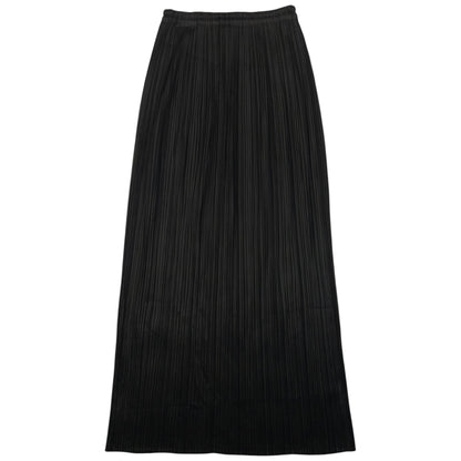 Vintage 90s Pleats Please By Issey Miyake Pleated Skirt Womens One Size | O/S, Black