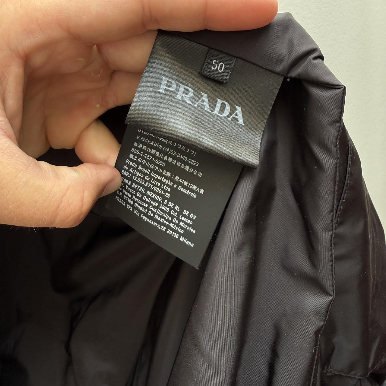 Prada Milano Windbreaker Jacket in Black (M/L) | Medium, Black