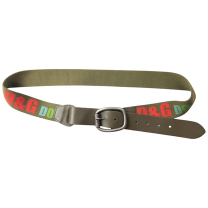 Vintage 2000s Dolce & Gabbana Rainbow Print Belt Size XL | O/S, Multicoloured