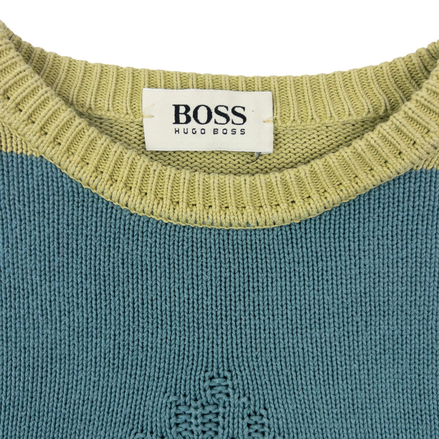 Vintage 90s Hugo Boss Striped Knit Jumper Size XL | XL, Green, Blue, White, Red, Orange
