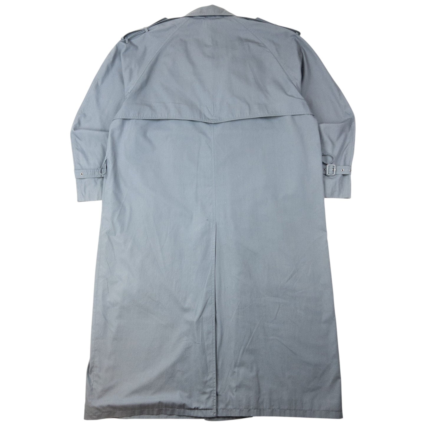 Vintage 80s YSL Yves Saint Laurent Trench Jacket Size XL | XL, Grey
