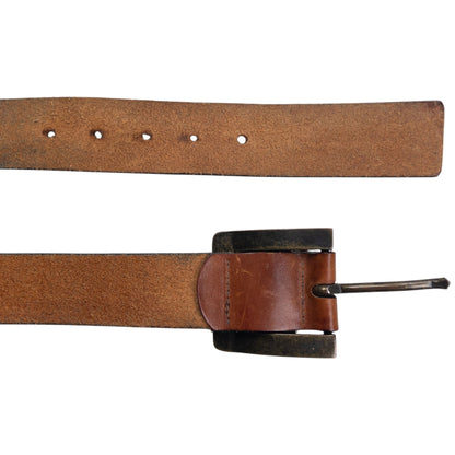 Vintage Armani Jeans Leather Belt Size W34