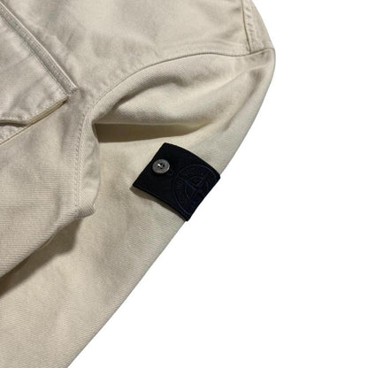 Stone Island Denim Research Overshirt | XXL, Off-white