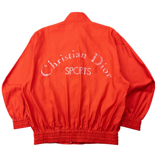 Vintage 90s Dior Sports Lightweight Zip Up Jacket Womens Size M | Medium, Red