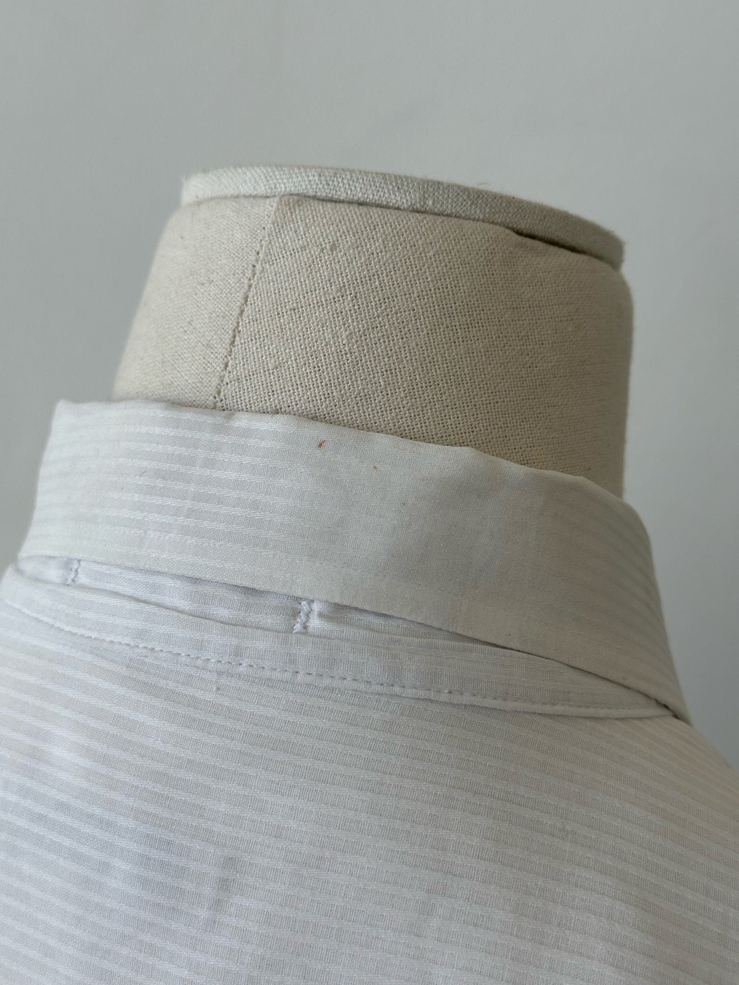 Christian Dior 1990s Cotton Striped Logo Shirt - L