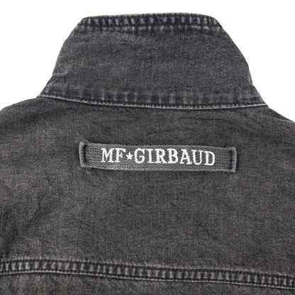 Vintage 2000s Marithe + Francois Girbaud Button Up Denim Jacket Size L | Large, Grey