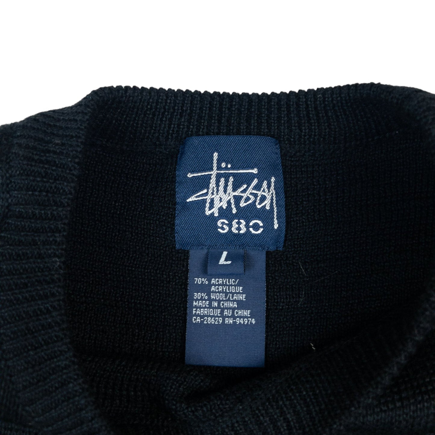 Vintage Stussy Knit Jumper Size L