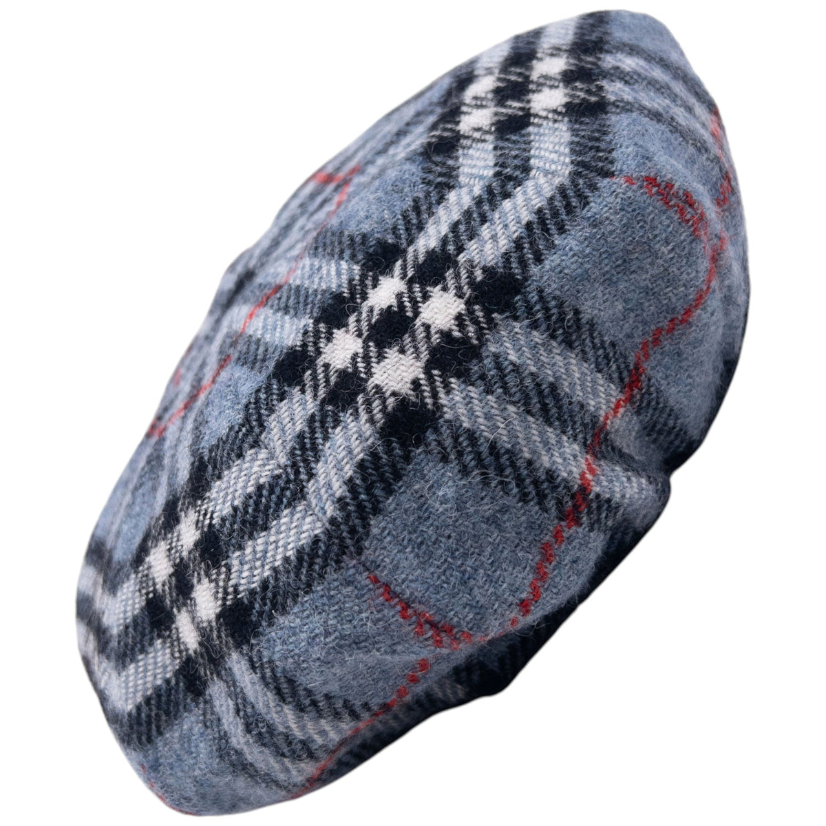 Vintage 90s Burberry Nova Check Wool Hat | O/S, Blue