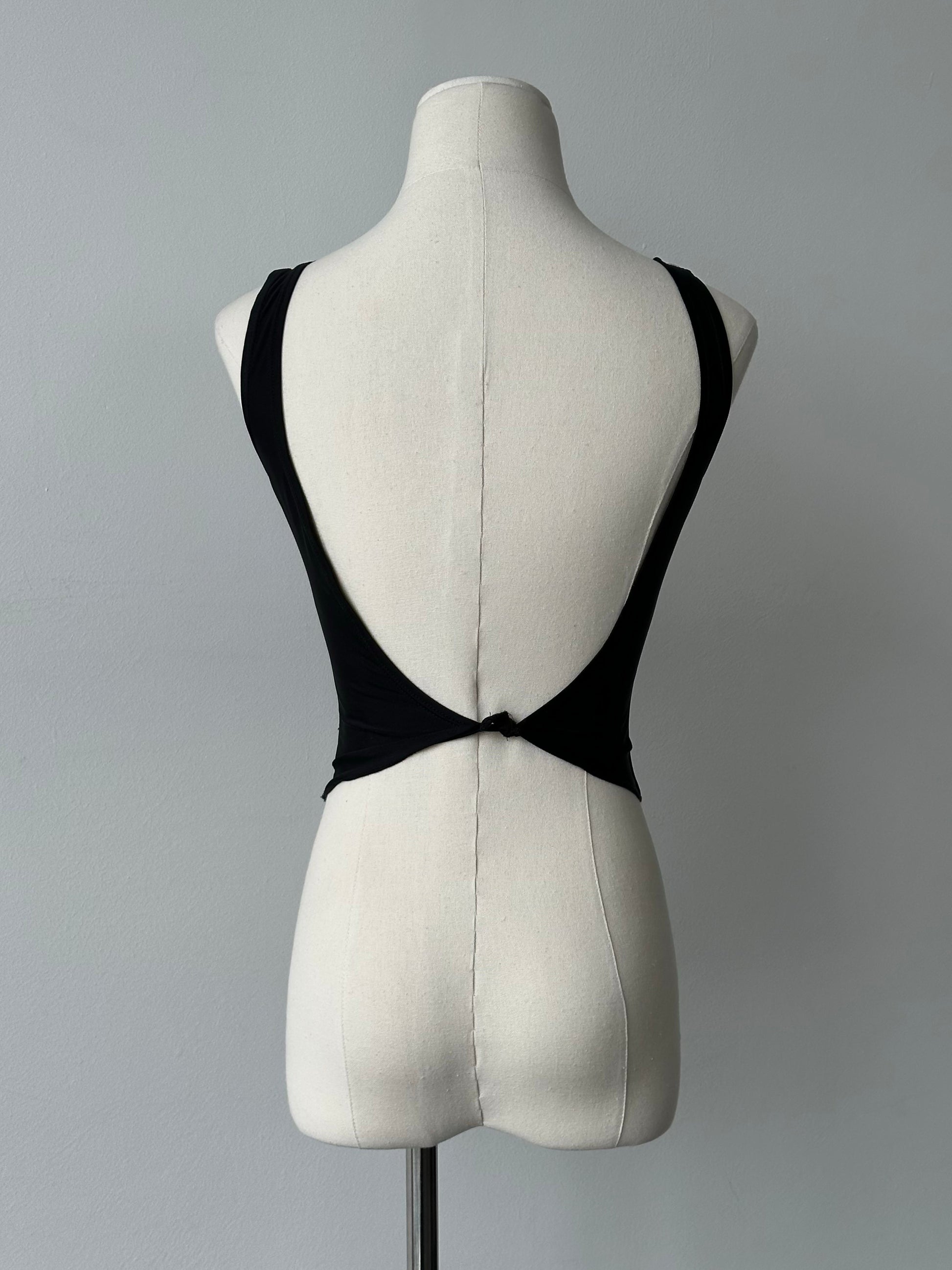 Vintage 2000s Backless Sleeveless Crop Top - S-M