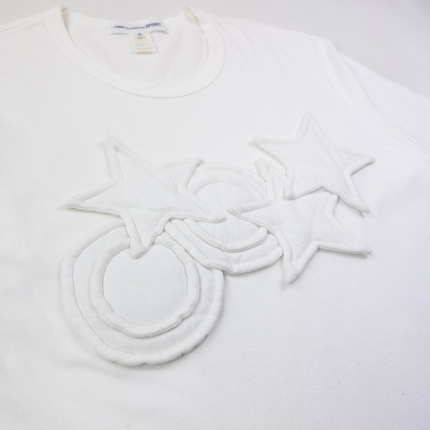Vintage Comme Des Garçons SHIRT Applique T Shirt Size M