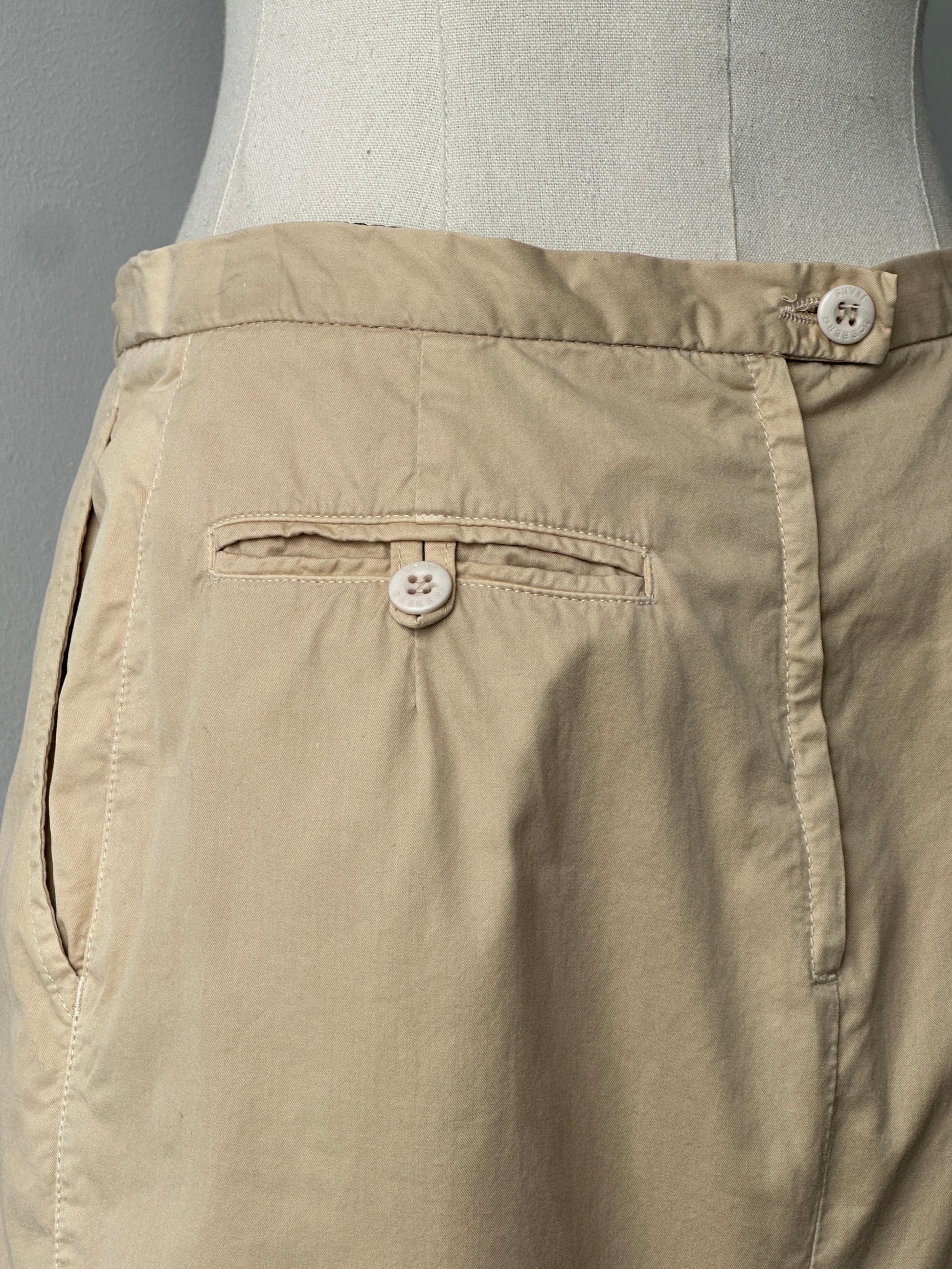 Iceberg 1990s Pure Cotton Midi Skirt - W28