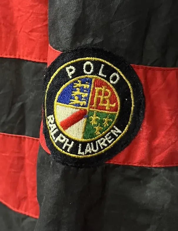 Vintage 90s Polo Ralph Lauren Cookie Fleece Lined Q Zip Jacket Size XL