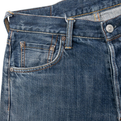 Vintage 2000s Evisu Embroidered Daicock Japanese Denim Jeans Size W30 | W30, Multicoloured