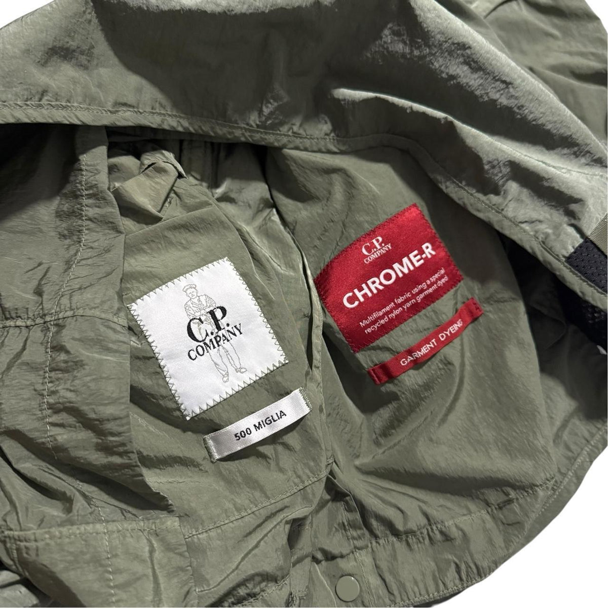 CP Company Chrome-R Transformable Jacket | Large, Olive