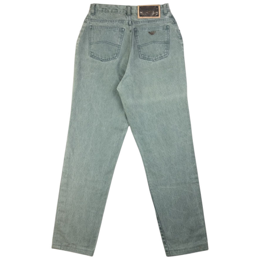 Vintage Armani Jeans Tapered Denim Jeans Size W27