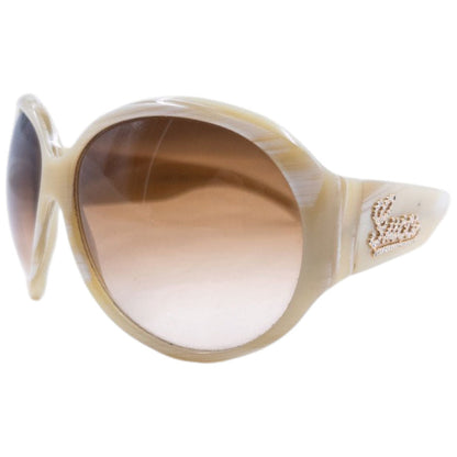 Vintage 2000s Gucci Oversized Diamanté Sunglasses | O/S, Beige