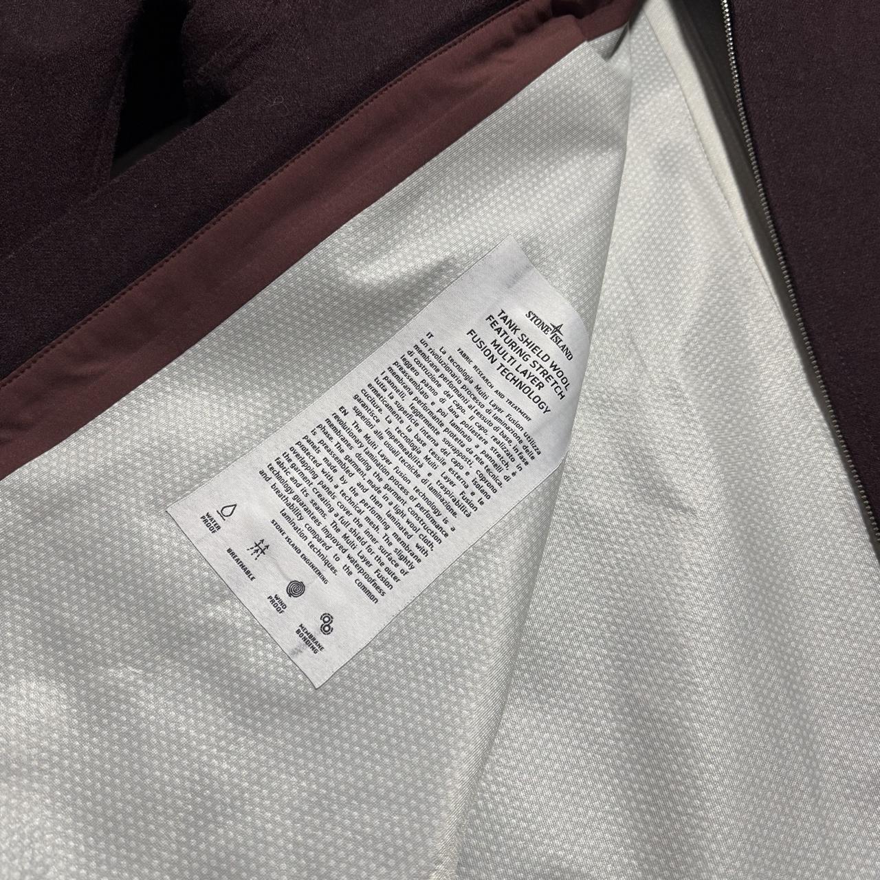 Stone Island Wool Tank Shield Jacket | Medium, Tan