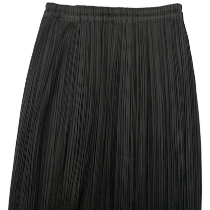 Vintage 90s Pleats Please By Issey Miyake Pleated Skirt Womens One Size | O/S, Black