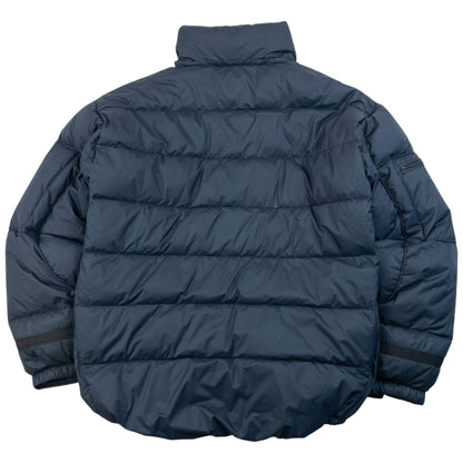 Vintage 90s Oakley Zip Up Puffer Snowboarding Jacket Size S | Small, Navy