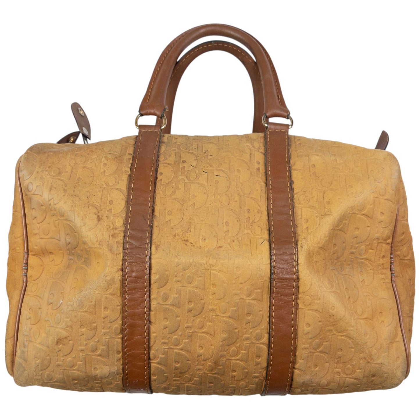 Vintage Dior Monogram Luggage Bag