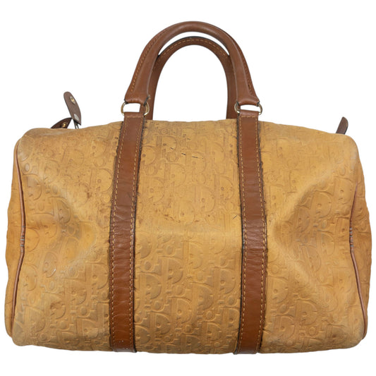 Vintage Dior Monogram Luggage Bag